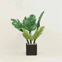 ELMAS 1/6 Scale Monstera Plant for Dollhouse Accessories