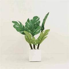 ELMAS 1/6 Scale Monstera Plant for Dollhouse Accessories