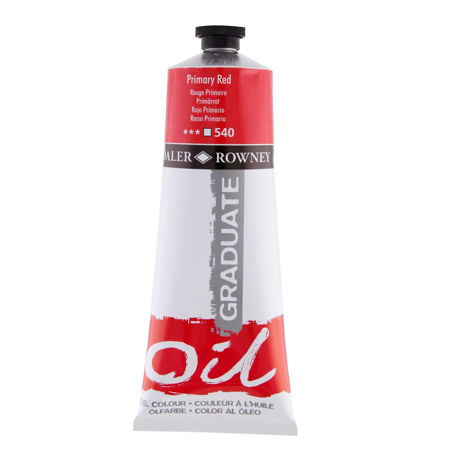 GRAD OIL 200ML PRIMARY RED - Al Masam Stationery LLC Main image