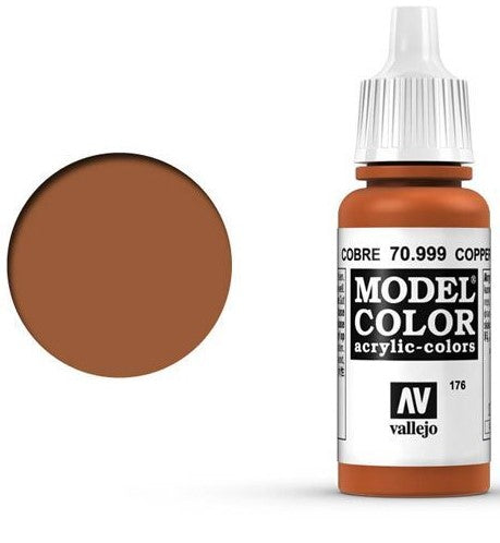 Vallejo 176:MODELCOLOR 999-17ML. COPPER - Al Masam Stationery LLC