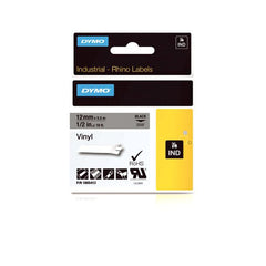 DYMO RH TP 12mm Black/Grey Vinyl - Al Masam Stationery LLC