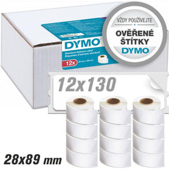 DYMO Std Add Label 28X89mm 12pk - Al Masam Stationery LLC