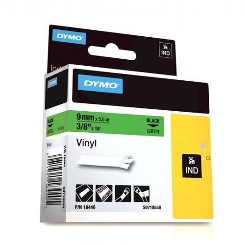 DYMO RH VINY 9MM GRN (18440) - (DYS0718550) - Al Masam Stationery LLC Main image