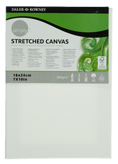 Daler Rowney Simply Stretched Canvas 18*24cm/7*10" - Al Masam Stationery LLC