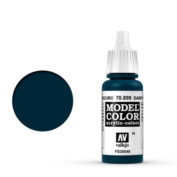 Vallejo 050:MODELCOLOR 899-17ML. DARK PRUSSIAN BLUE - Al Masam Stationery LLC