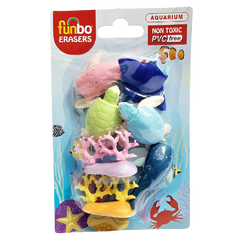 Funbo 3D Eraser in Blister Pack-Aquarium