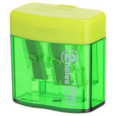 Deli 2-hole Sharpener w/canister 23°18° 7mm 3C