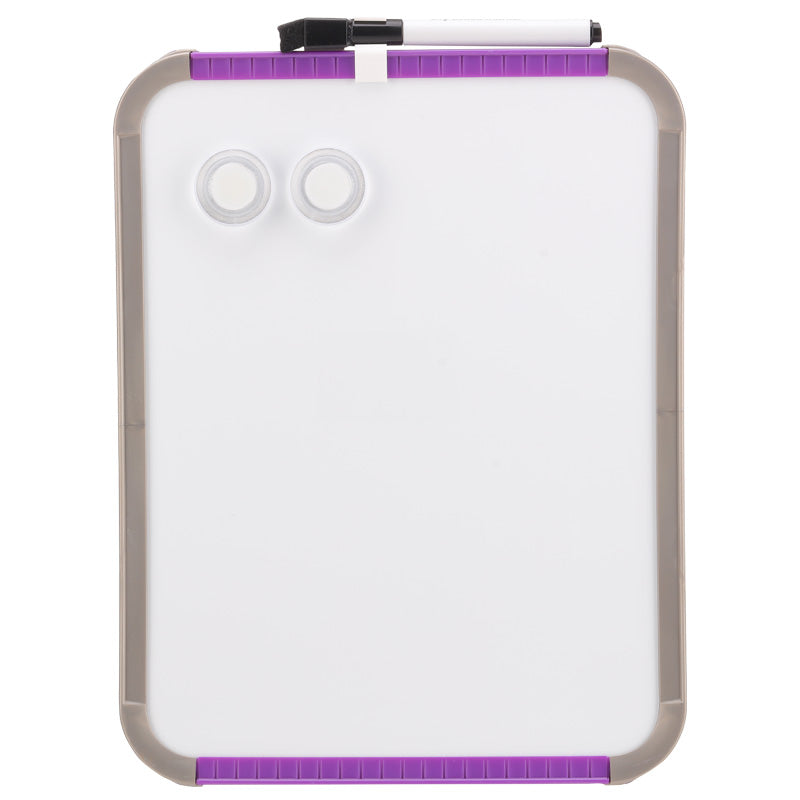 Deli PS Magnetic Whiteboard w/acc. 279×216mm Blue Purple - Al Masam Stationery LLC