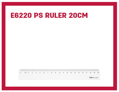 Deli PS Ruler 20cm