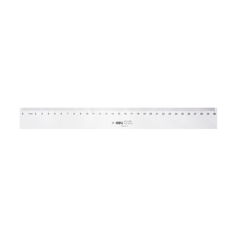 Deli PS Ruler 30cm - Al Masam Stationery LLC