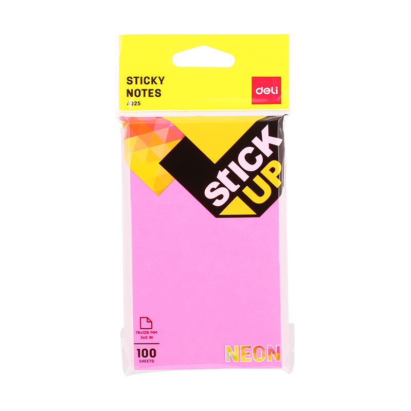 Deli Sticky Notes 76x126mm 3''x5'' - Al Masam Stationery LLC