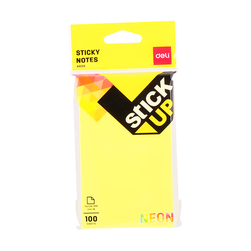Deli Sticky Notes 76x126mm 3''x5'' - Al Masam Stationery LLC