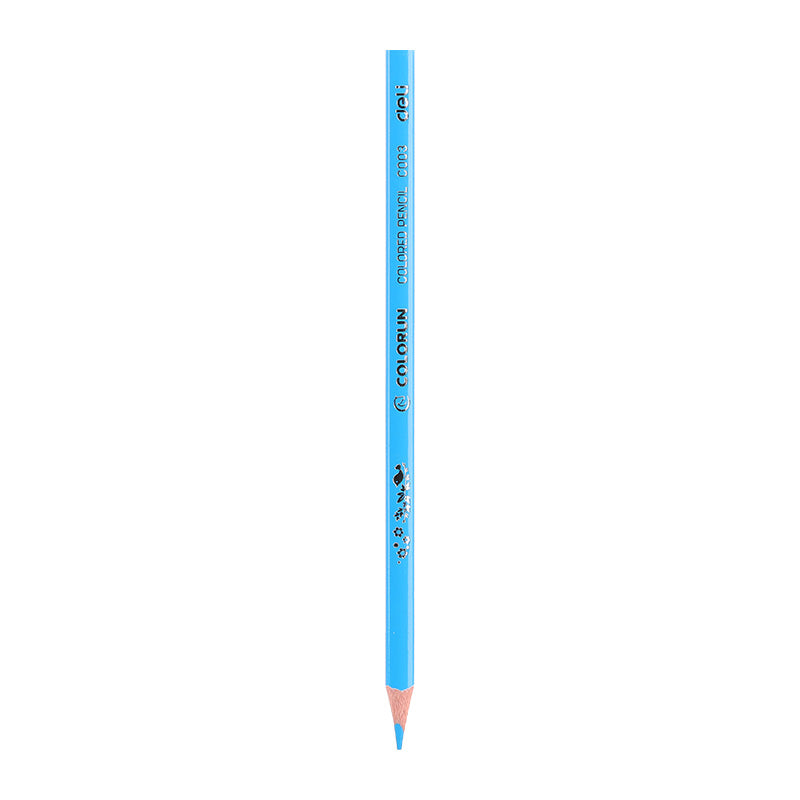 Deli Colored Pencil Paper Tube 12C - Al Masam Stationery LLC