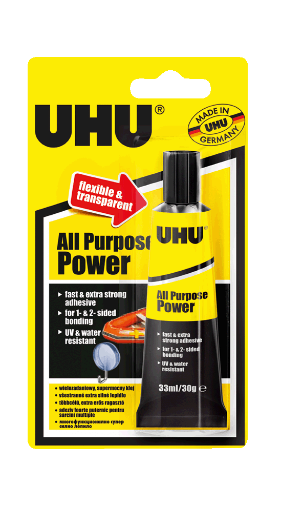 UHU High Resistance ALL PURPOSE POWER 33ML - Al Masam Stationery LLC