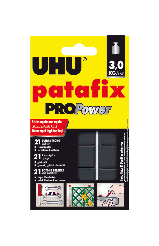 UHU PRO POWER BLACK REMOVABLE PADS,AN.40790 - Al Masam Stationery LLC