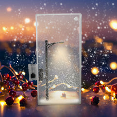 DIY Snow Night Lights Street Lamp For Christmas Crafts Childrens Education Toy Learning Toy Toy Diy White rod