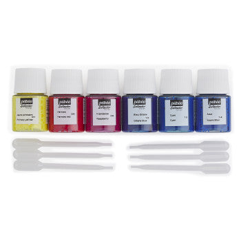 PEBEO INITIATION SET - SETACOLOR TIE & DYE 6X20ML - Al Masam Stationery LLC Main image