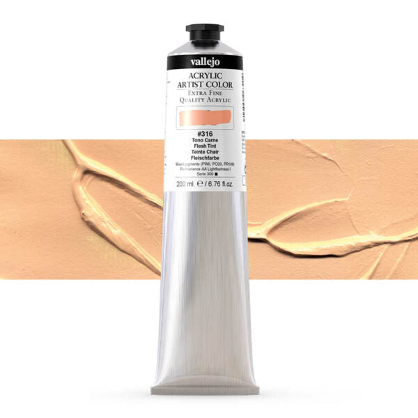 VALLEJO ACRYLIC ARTIST 316: 200 ML. FLESH TINT - Al Masam Stationery LLC