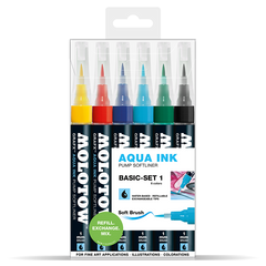 Molotow Grafx Aqua Ink Basic-Set 1 - Al Masam Stationery LLC