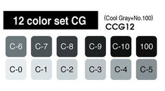 Copic Marker Grey Set  CG
