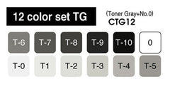 Copic Marker Grey Set TG