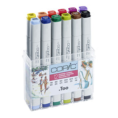 Copic Marker 12Pc - Summer Colors - Al Masam Stationery LLC