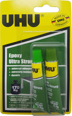 UHU High Resistance EPOXY ULTRA STRONG 2X10ML BLISTER - Al Masam Stationery LLC