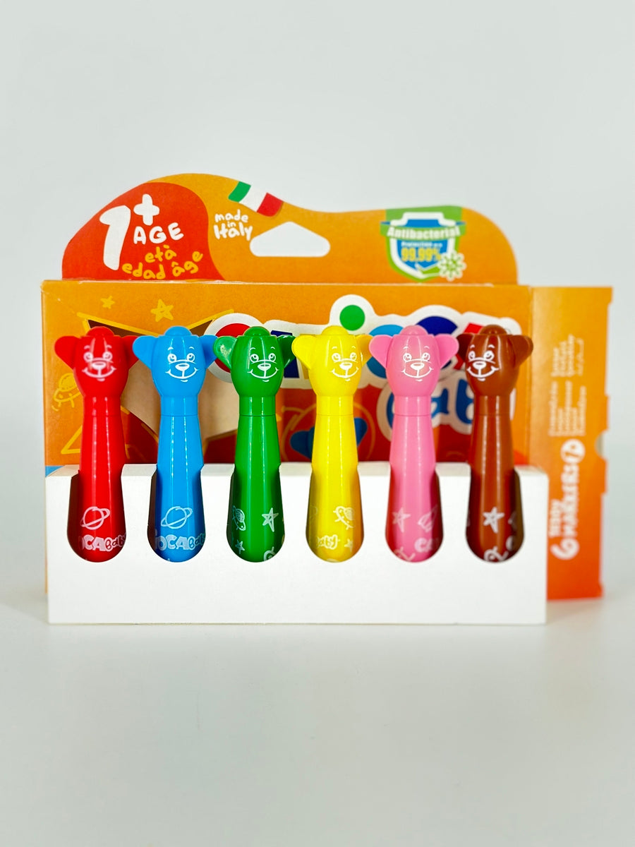 42815-BABY TEDDY MARKER 1+ 6PCS