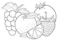 Children Fancy Colouring - Fruits AP4357 - Al Masam Stationery LLC