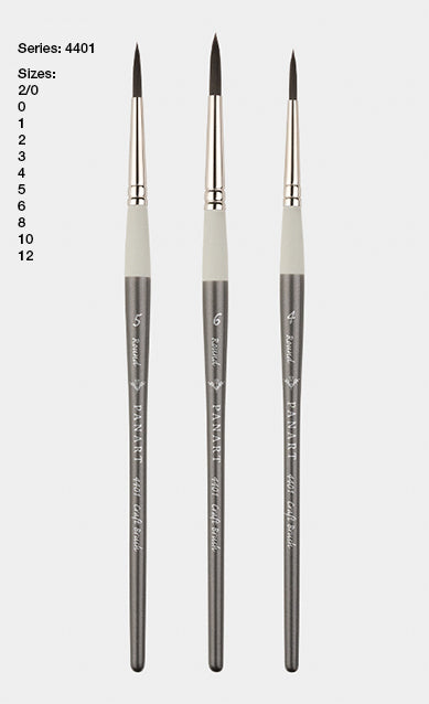 PANART ECHO SYNTHETIC LH BRUSH SET R-6 BR-6 FB-4,8,14 - Al Masam Stationery LLC Main image