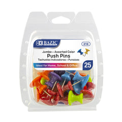 Hand Push Pins 25/Pack - (HD-0308B) - Al Masam Stationery LLC