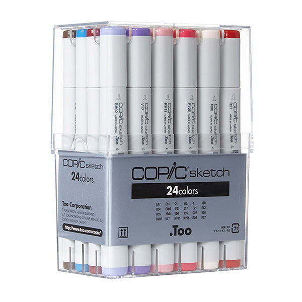 Copic Sketch 24Pc Colors Starter Sets - Al Masam Stationery LLC
