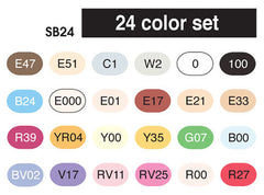 Copic Sketch 24Pc Colors Starter Sets - Al Masam Stationery LLC