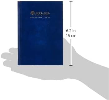 Atlas Manuscript Writing Notebook, 10 x 8 inch, 70 GSM paper, featuring a classic cover design and high-quality paper for writing.