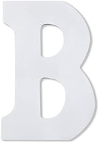 White Wooden Letter B for Crafts & DIY Decoration