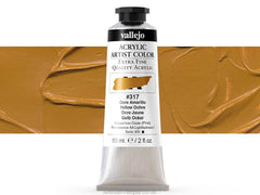 VALLEJO ACRYLIC ARTIST 317: 60 ML. YELLOW OCHRE - Al Masam Stationery LLC