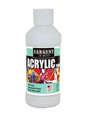 SARGENT ACRYLIC REGULAR 8 OZ / CB WHITE - Al Masam Stationery LLC