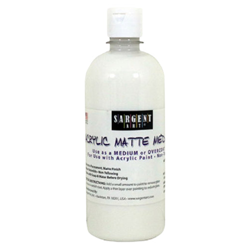 SARGENT 16 OZ. ACRYLIC MATTE MEDIUM - Al Masam Stationery LLC