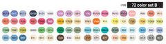 Copic Ciao Set B colors - (COP 22075161) - (72 Pcs) - Al Masam Stationery LLC