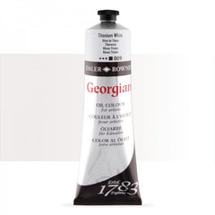 Daler Rowney Georgian Oil Paint - Titanium White - (DAL111225009) - Al Masam Stationery LLC