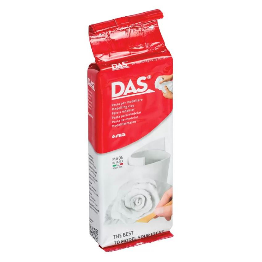 DAS Modelling Clay White 250g – Air-Dry Craft & Sculpting Clay F348400-FP-01-88-0568-AMS43371-8000144007004
