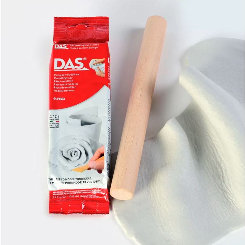 DAS Modelling Clay White 250g – Air-Dry Craft & Sculpting Clay F348400