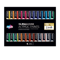 Zeiler 24 PREMIUM ACRYLIC PAINTS 22ML