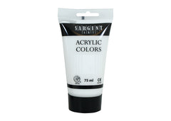 SARGENT ACRYLIC TUBE 75 ML WHITE - Al Masam Stationery LLC