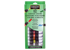 SARGENT 12 TUBE ACRYLIC COLORS