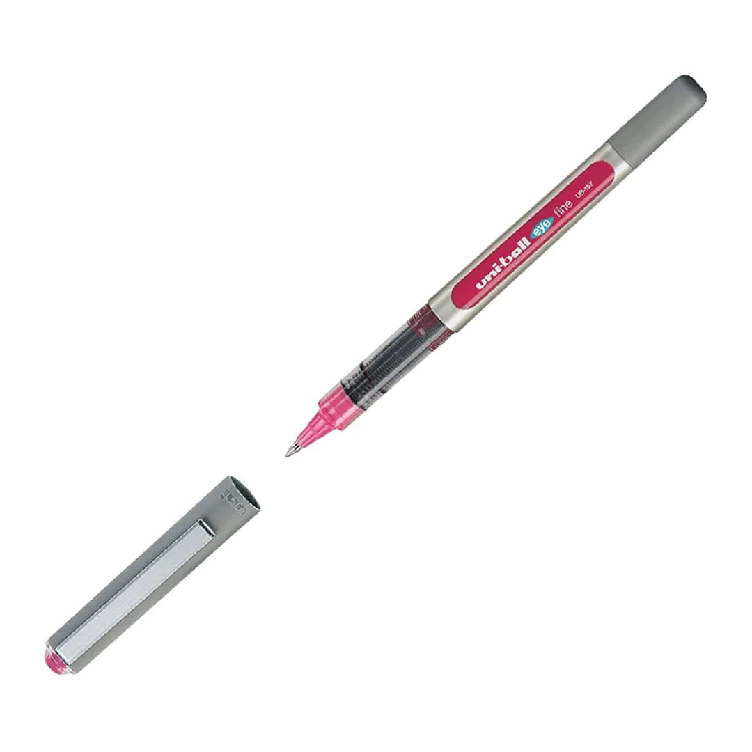 Mitsubishi Uni-ball Blister Eye Fine Roller Pen Pink - Al Masam Stationery LLC Main image