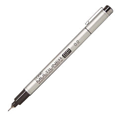 Expertly sketch and outline with the Copic Multiliner Size 0.2 Black Pen. Its precise tip and waterproof ink provide 0.2mm of precise lines while remaining fade-resistant. Create detailed, professional illustrations with this industry-grade pen.