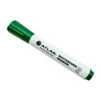 Atlas green permanent marker pack showing multiple chisel tip markers on a white background