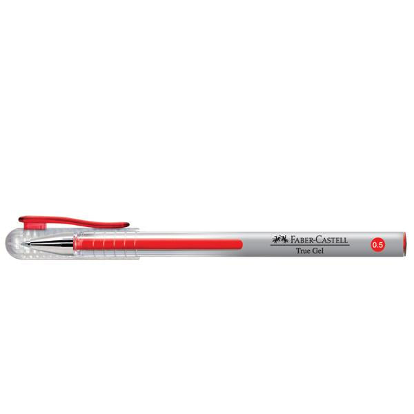 FABER-CASTELL Gel Pen True Gel 0.5mm Red - Al Masam Stationery LLC