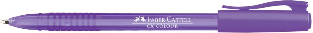 FABER-CASTELL Ball pen CX Colour Violet Box of 10 - Al Masam Stationery LLC